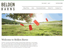 Tablet Screenshot of beldenbarns.com